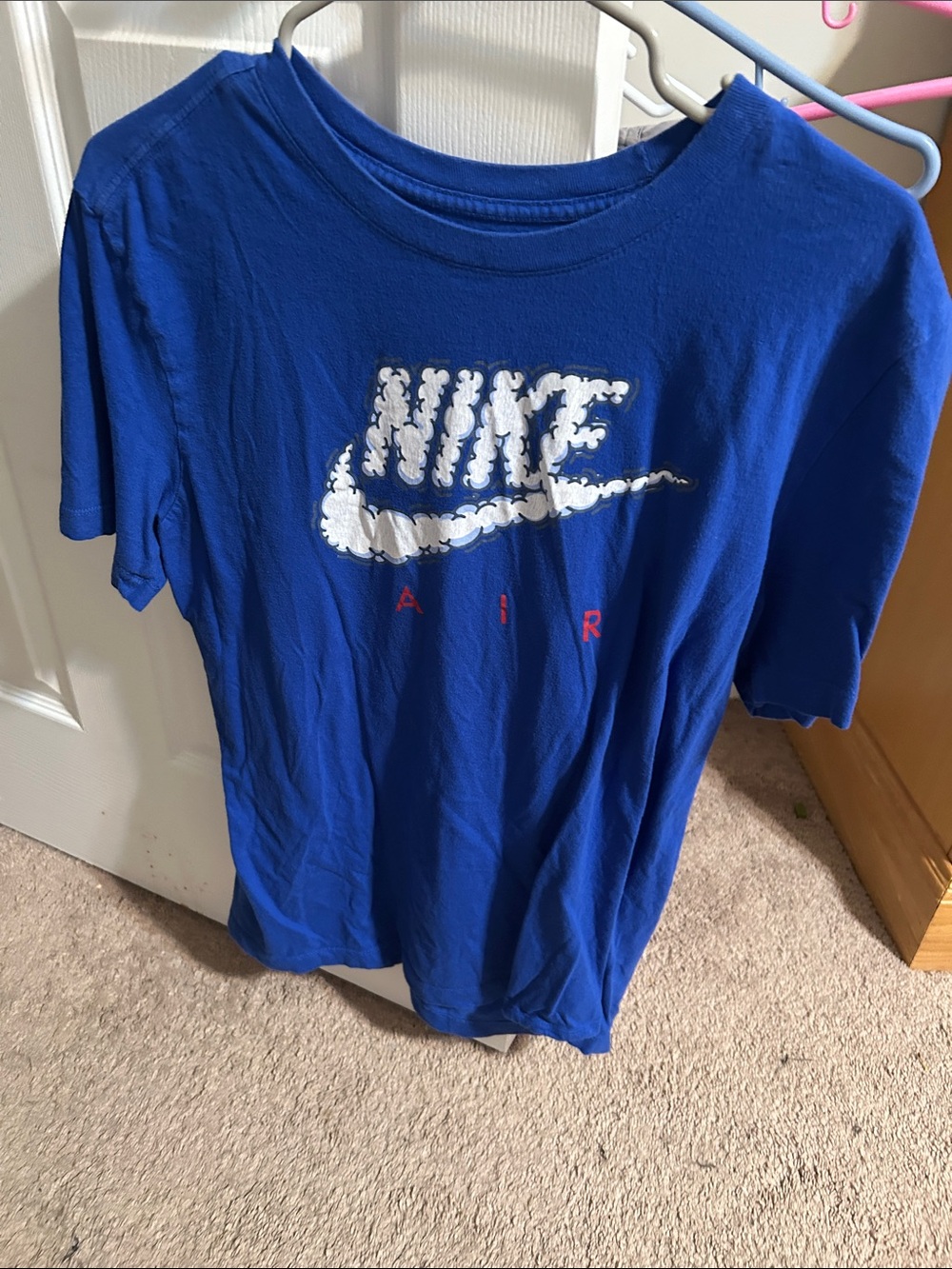 Nike Royal Blue Short Sleeve Graphic 'Air' Tee
